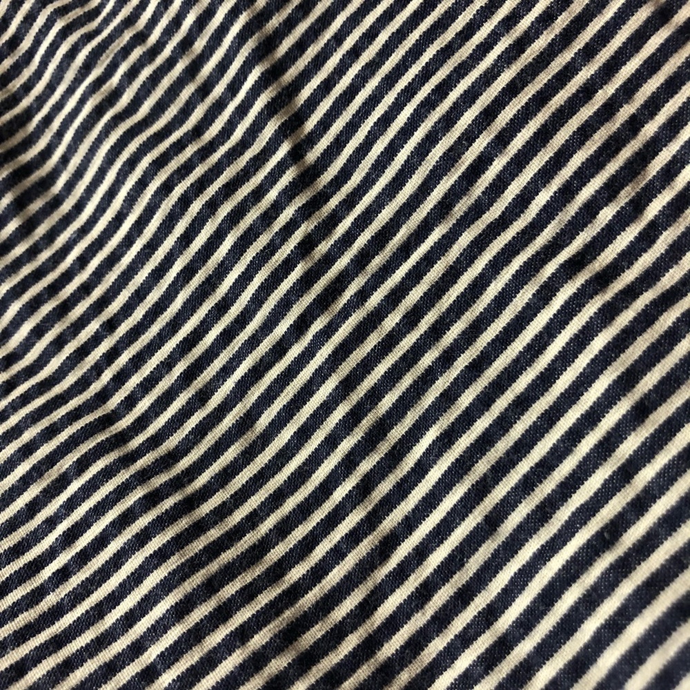 Loft 6” shorts. Blue and white striped. - Picture 4 of 5